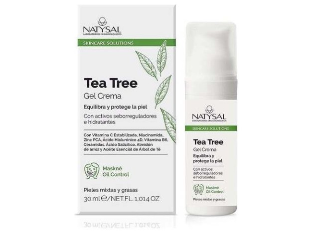 Natysal Gel Crema Facial Arbol Del Te 30Ml