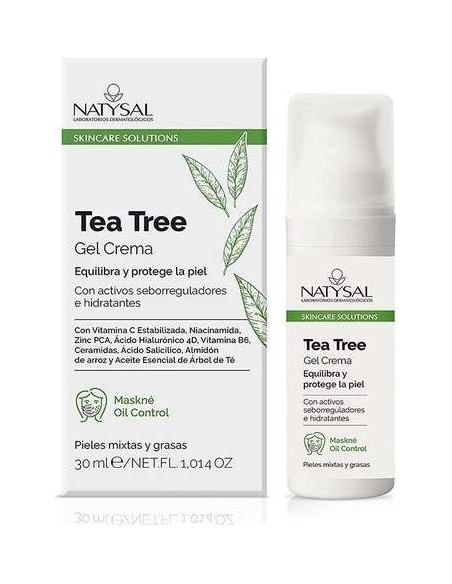Natysal Gel Crema Facial Arbol Del Te 30Ml