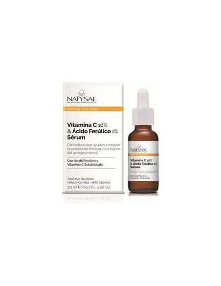 Natysal Sérum Con Vitamina C 10% Y Ácido Ferúlico 1% 20Ml