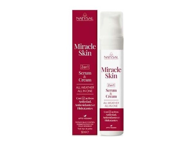 Natysal Miracle Skin 2En1 Serum Crema 50Ml