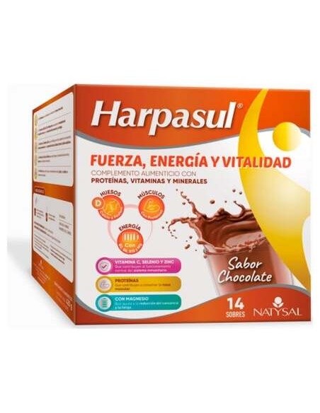 Harpasul Batido Energético Chocolate 14 Sobres