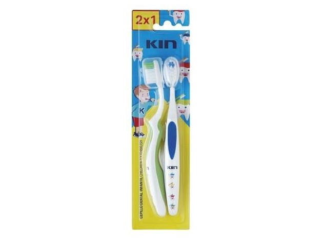 Cepillo Dental Kin Infantil + 3 Años 2X1