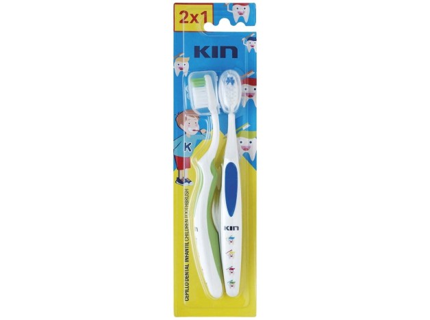 Cepillo Dental Kin Infantil + 3 Años 2X1