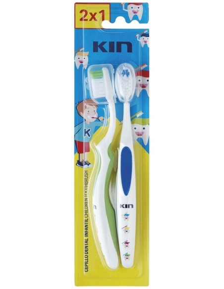 Cepillo Dental Kin Infantil + 3 Años 2X1