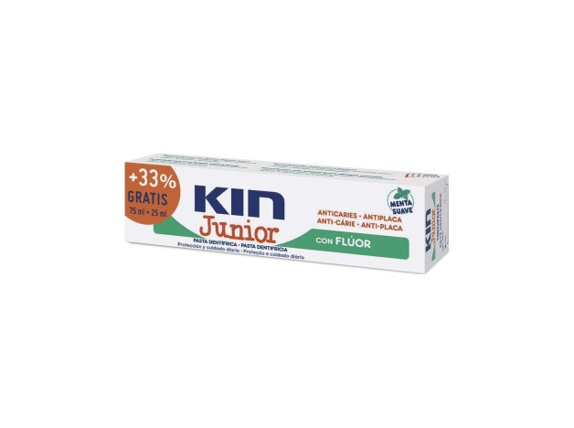 Kin Junior Pasta Dentífrica Anticaries Menta...