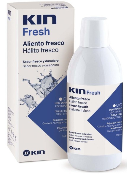 Kin Fresh Aliento Fresco Enjuague Bucal 500 Ml