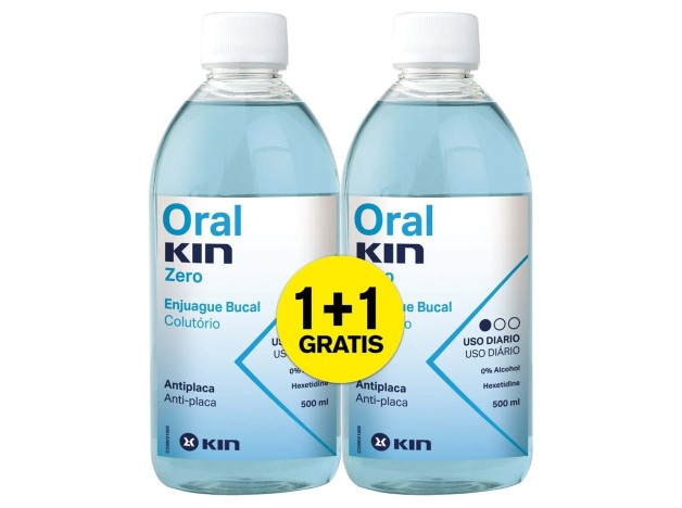 Oralkin Zero Enjuague Bucal Lote 2 Pz