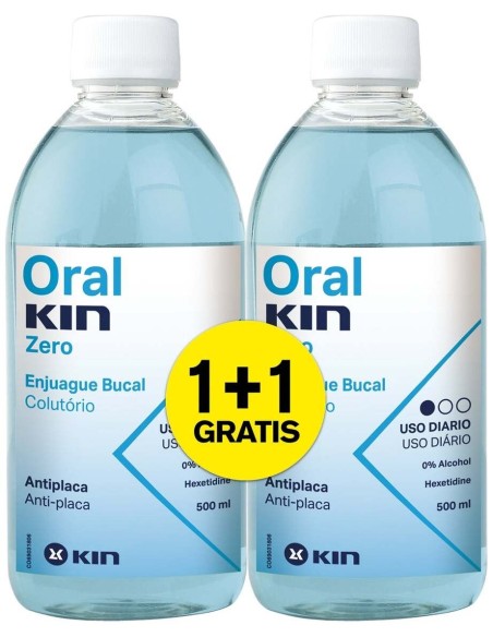 Oralkin Zero Enjuague Bucal Lote 2 Pz
