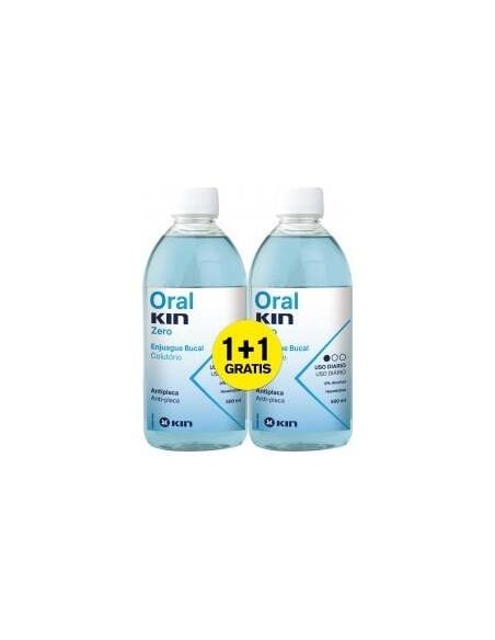 Oralkin Zero Enjuague Bucal Lote 2 Pz
