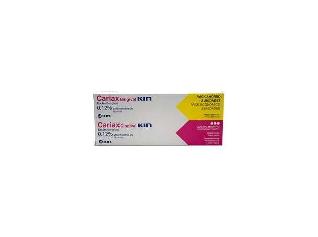 Cariax Gingival Encias Pack Pasta Dental 125Ml 2Ud