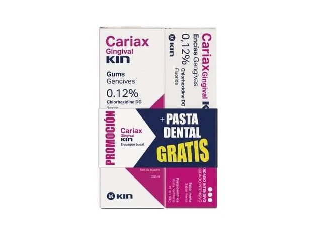 Kin Cariax Gingival Pack Colutorio 250Ml +...