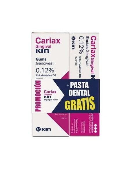 Kin Cariax Gingival Pack Colutorio 250Ml + Pasta Dental