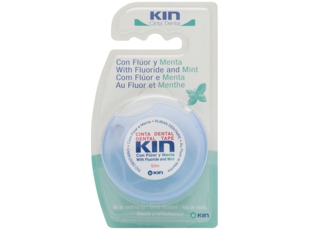 Kin Fluor Cinta Dental Menta 50 M, 1 Ud