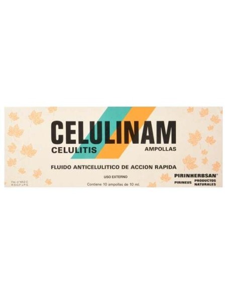 Pirinherbsan Celulinam Ampollas Caja De 10 X 10Ml
