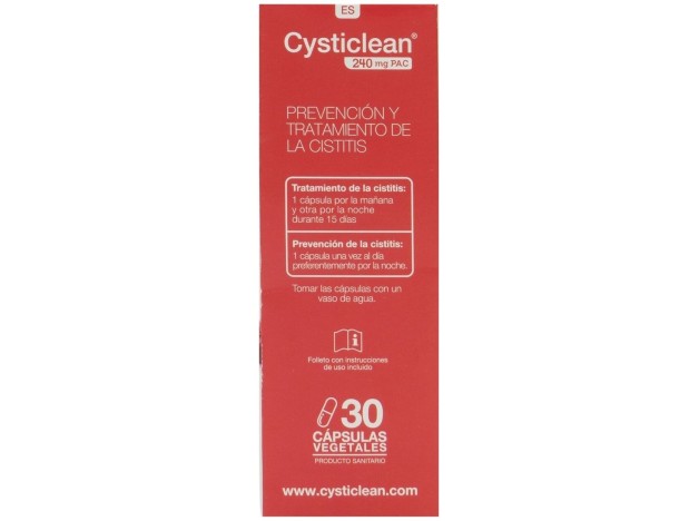 Cysticlean Clásico 240 Mg De Pac Y Arándano...
