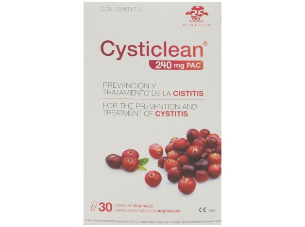 Cysticlean Clásico 240 Mg De Pac Y Arándano...