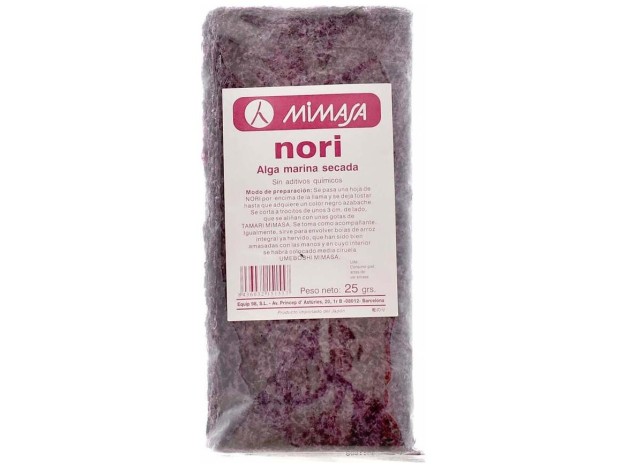 Mimasa Algas Nori Sushi Japon 25G