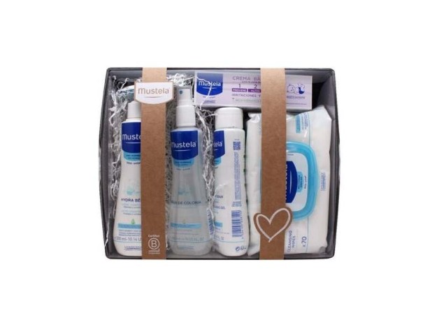 Canastilla Gris Leche Corp+Colonia+Gel+Crema+Toall
