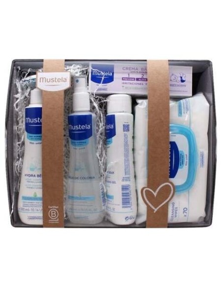 Canastilla Gris Leche Corp+Colonia+Gel+Crema+Toall