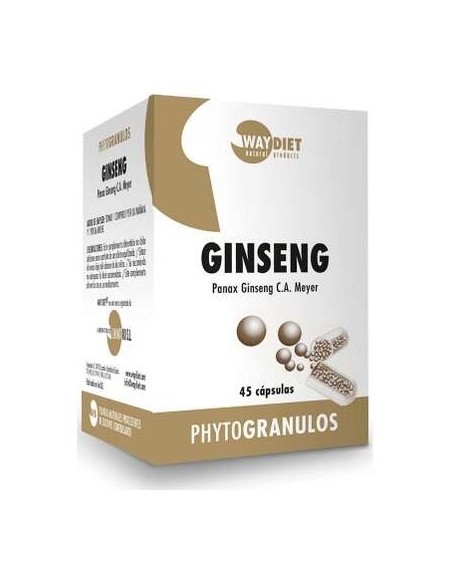 Waydiet Natural Ginseng Phytogránulos 45Caps