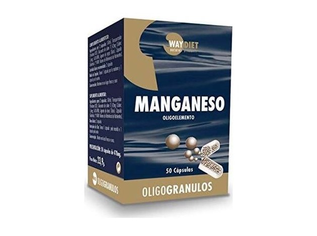 Waydiet Natural Manganeso Oligo Gránulos 50Caps