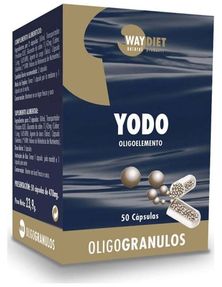 Waydiet Natural Iodo Oligogranulos 50Caps