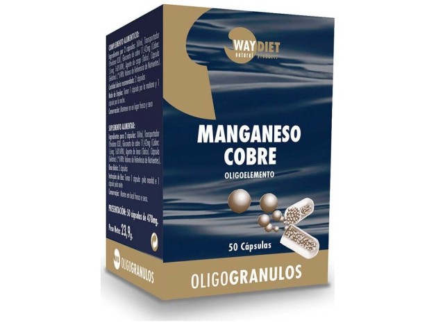 Manganeso-Cobre Oligogranulos 50Caps.