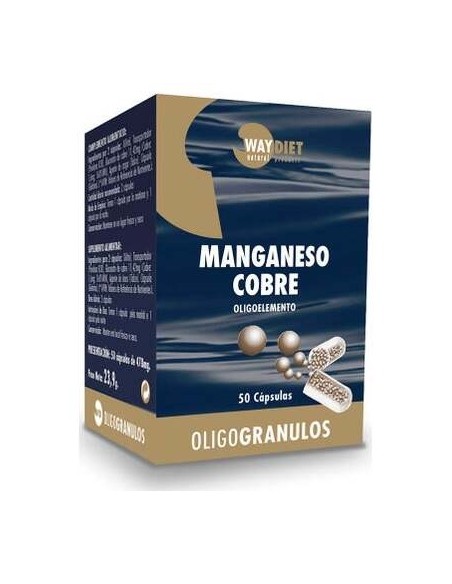 Manganeso-Cobre Oligogranulos 50Caps.