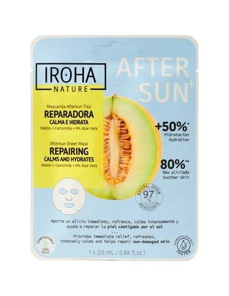 Iroha Nature Mascarilla Facial Aftersun Reparadora 1Ud