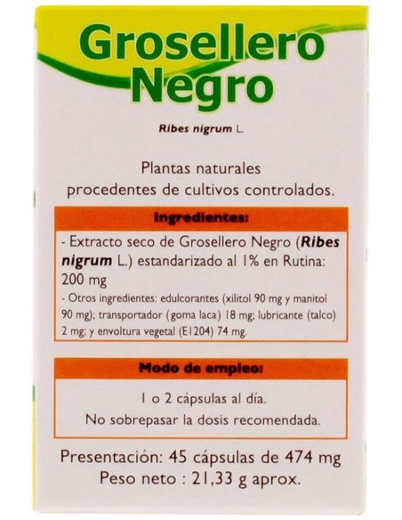 Grosellero Negro Microgranulos Neo 45Cap.