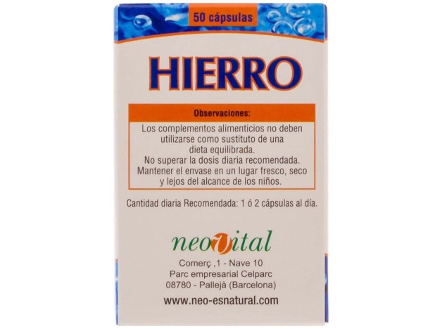 Hierro Microgranulos Neo 50Cap.