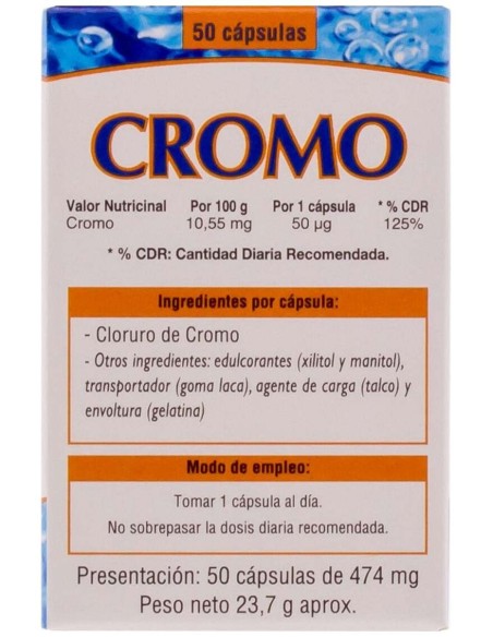 Cromo Microgranulos Neo 50Cap.