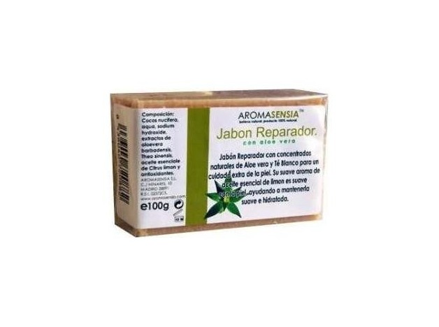 Aromasensia Jabón Reparador Con Aloe Vera 100 Gr