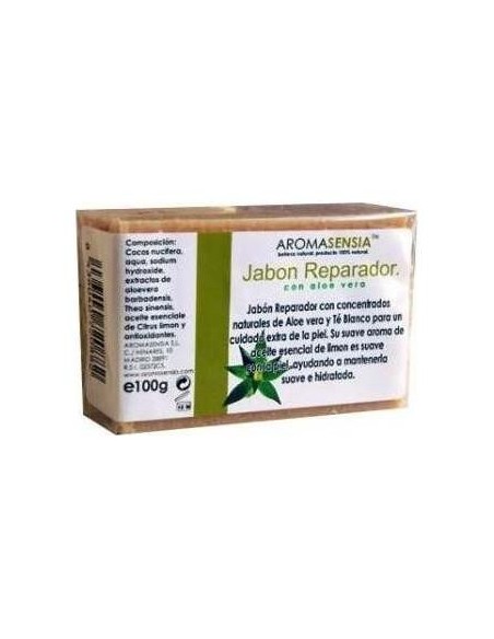 Aromasensia Jabón Reparador Con Aloe Vera 100 Gr