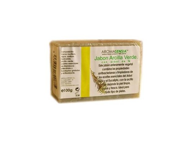 Aromasensia Jabón Arcilla Verde Con Árbol De Té...