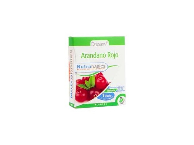 Nutrabasics Arandano Rojo 30Caps.