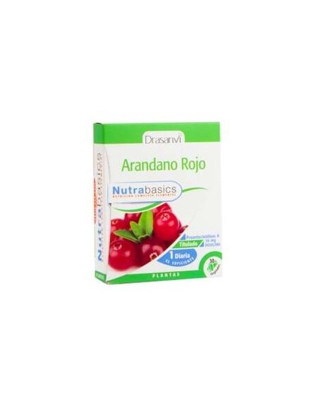 Nutrabasics Arandano Rojo 30Caps.