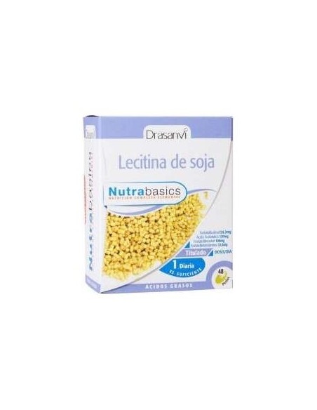 Nutrabasics Lecitina De Soja 1200Mg. 48Perlas