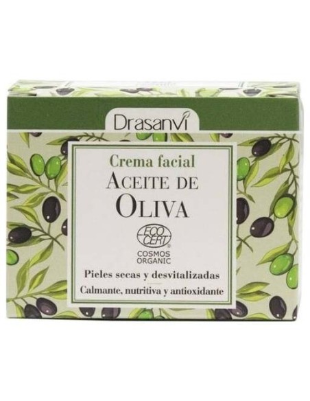 Drasanvi Crema Facial Aceite Oliva Ecocert Bio 50 Ml