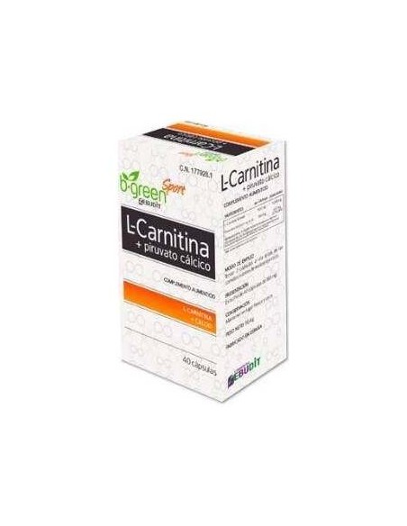 B-Green L-Carnitina Piruvato Cálcico 40Caps