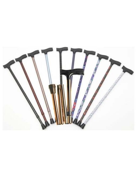 Ayudas Dinámicas Bastón Plegable Marrón Ad413/D, 1 Unidad