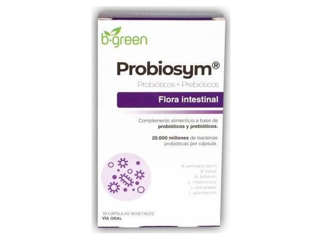 Probiotico Probiosym B.Green 10 Capsulas