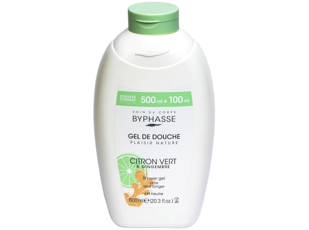 Byphasse Limón Verde %26 Jengibre Gel Ducha 600Ml