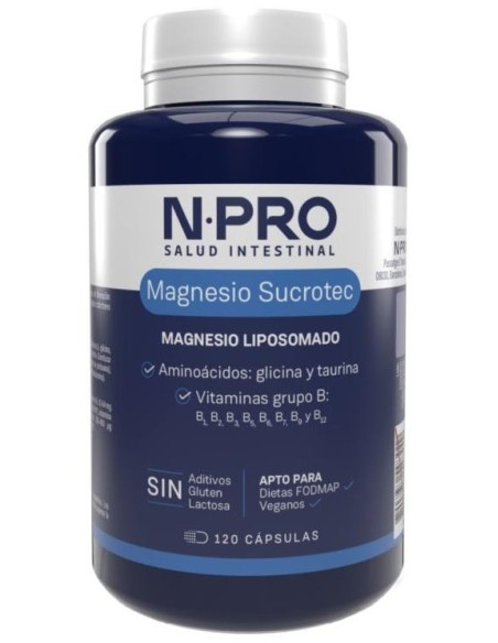 Npro Magnesio Sucrotec 120Cap.