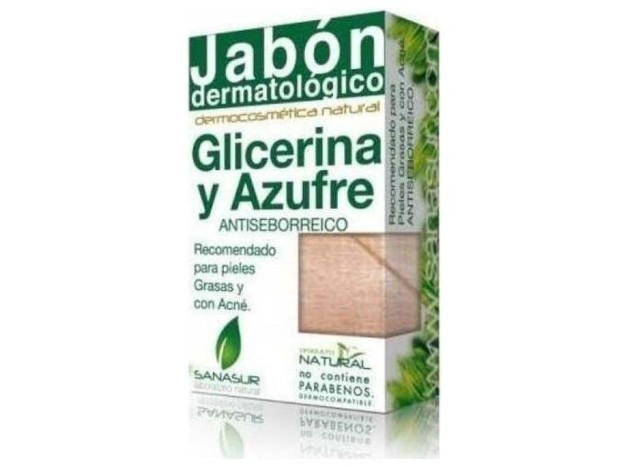 Sanasur Jabón Glicerina Y Azufre, 100 G