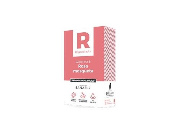Sanasur Jabon Glicerina Rosa Mosqueta 100 G