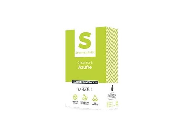Sanasur Jabón Glicerina Y Azufre, 100 G