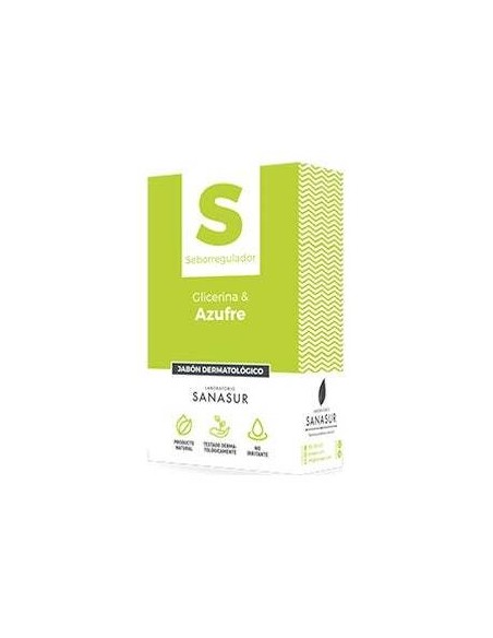 Sanasur Jabón Glicerina Y Azufre, 100 G