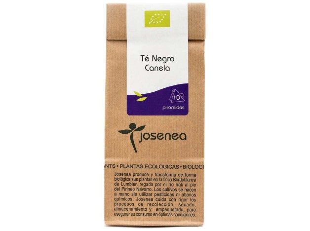 Josenea Te Negro Con Canela Bio B-10 Piramides 20G