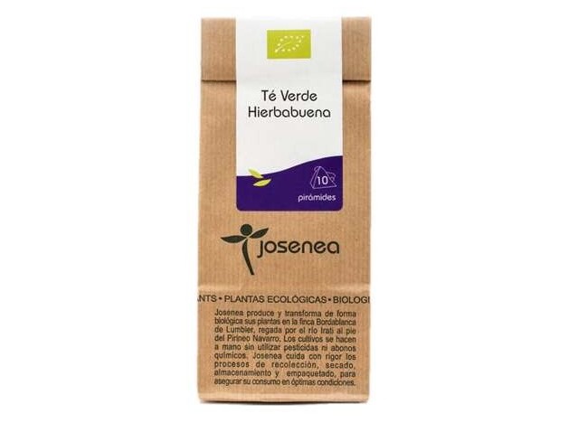 Josenea Té Verde Hierbabuena Bio 10 Pirámides